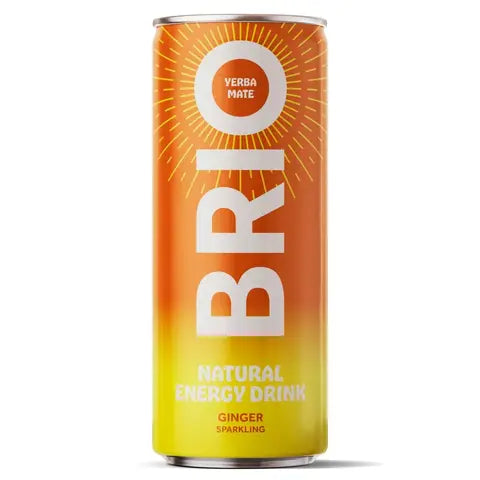BRIO MATE Boisson gazéifiée aromatisée Gingembre Pack 12x25cl