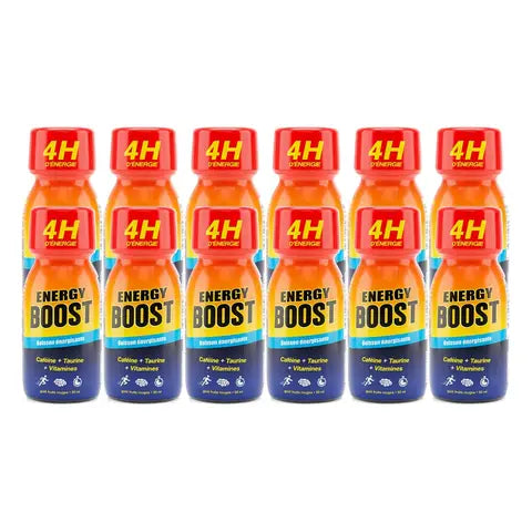 Drink&Shot Shot Énergie 50 ml (Lot de 12) - Saveur Baies Rouges