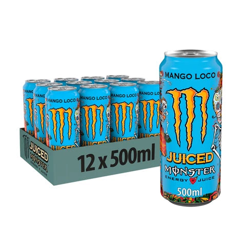 MONSTER Mango Loco Boisson énergisante Pack de 12 x 50 cl