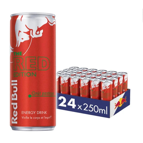Red Bull Boisson énergisante Pastèque Pack de 24 canettes 250 ml