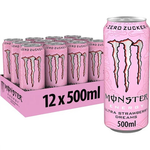 MONSTER ENERGY Ultra Strawberry Dreams 12x50cl