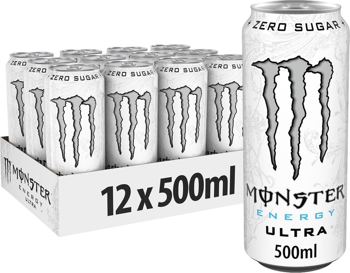 MONSTER ENERGY Ultra White - 12x50cl