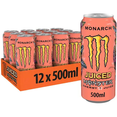 MONSTER ENERGY Monarch Juiced 12x50cl