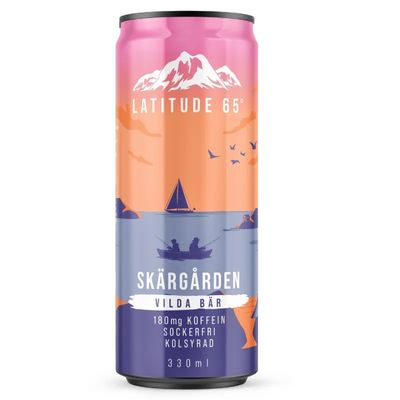 24 x Latitude 65 Skärgården Vilda bär 330 ml