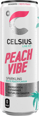 24 x CELSIUS Peach Vibe 355 ml