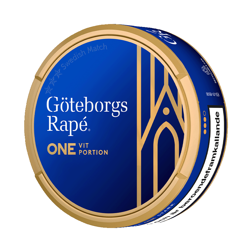 Göteborgs Rapé ONE Vit Portion