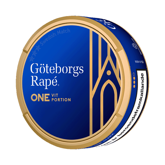 Göteborgs Rapé ONE Vit Portion